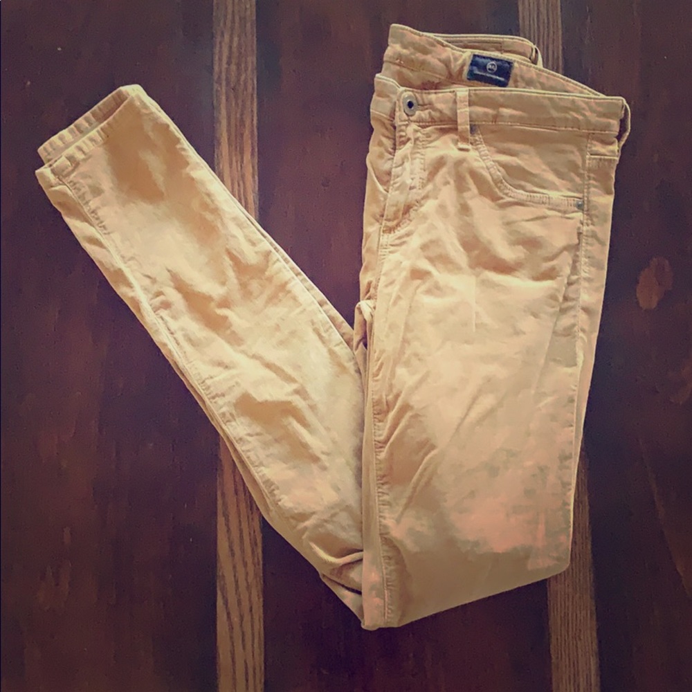 [AG] super skinny khaki cords